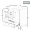 30" Bathroom Vanity Without Sink, Base Only, Multi-Functional Bathroom Cabinet With Doors And Drawer, Solid Frame And MDF Board, Black-116234357
