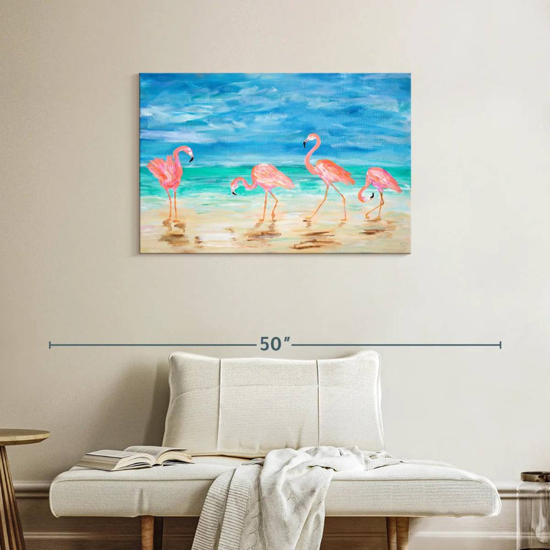 Brampt Sunny Flamingo Beach, H 24 po x l 36 po