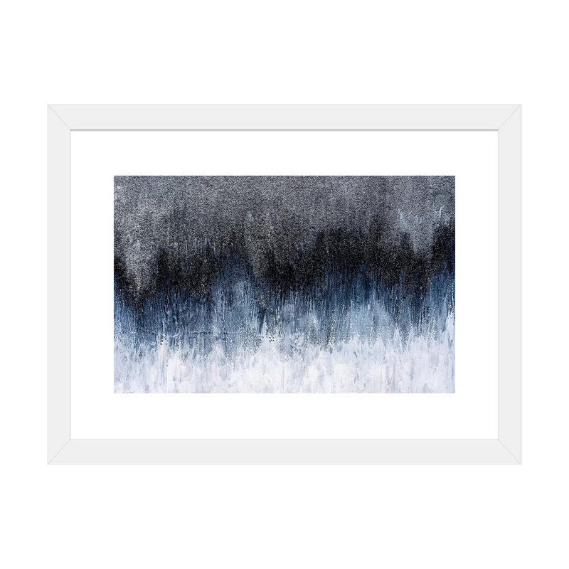 Silver Spark par Nikki Chauhan - impression d'art graphique, Papier encadré blanc, H 16 po x l 24 po x P 1 po, Blanc