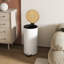 HOMCOM Kitchen Bin, 30 Litre Pedal Rubbish Bin with Removable Bucket, White