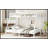 Metal Twin XL Over Queen Bunk Bed For Teens And Adults, Space-Saving Design With Noise Reduction And No Box Spring Needed, White-478206151-478206138