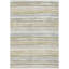 Tapis intérieur lavable rayé beige ivoire 8 pi x 10 pi