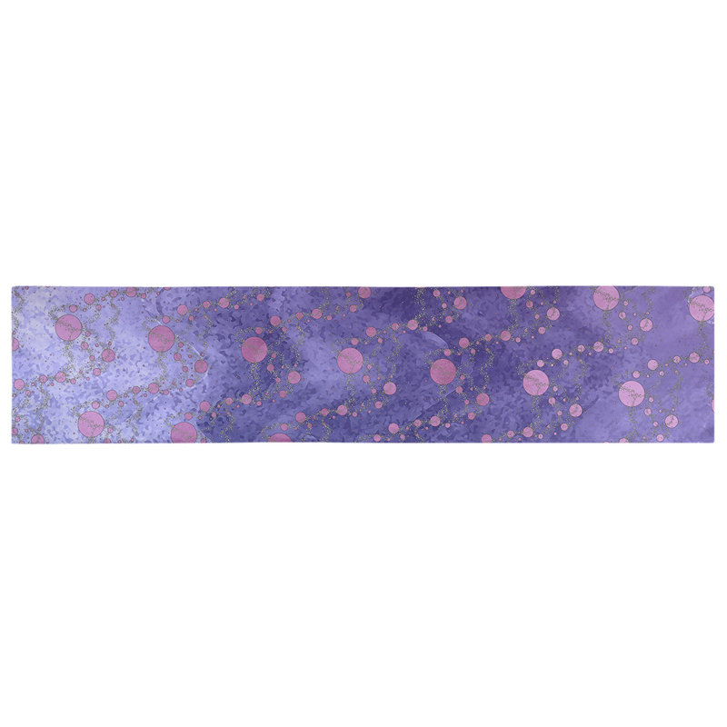 Chemin de table Avicia, 90 po x 16 po, Dégradé bonbon