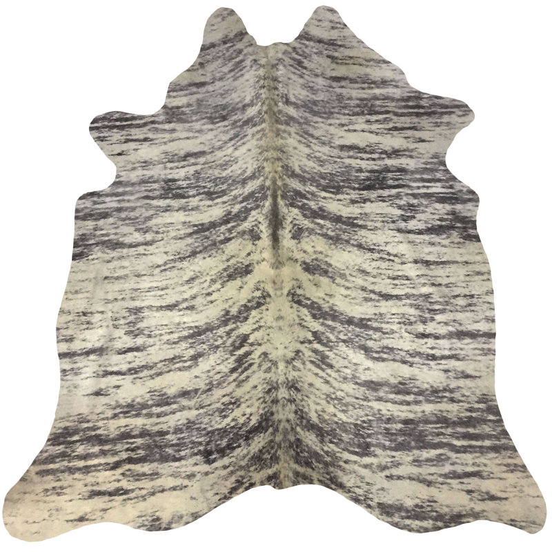 Tapis exotique clair en peau de vache