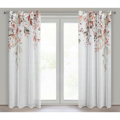 Meg Semi Sheer Curtain Pair