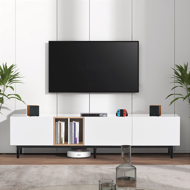 Meuble télé Blagden, Blanc