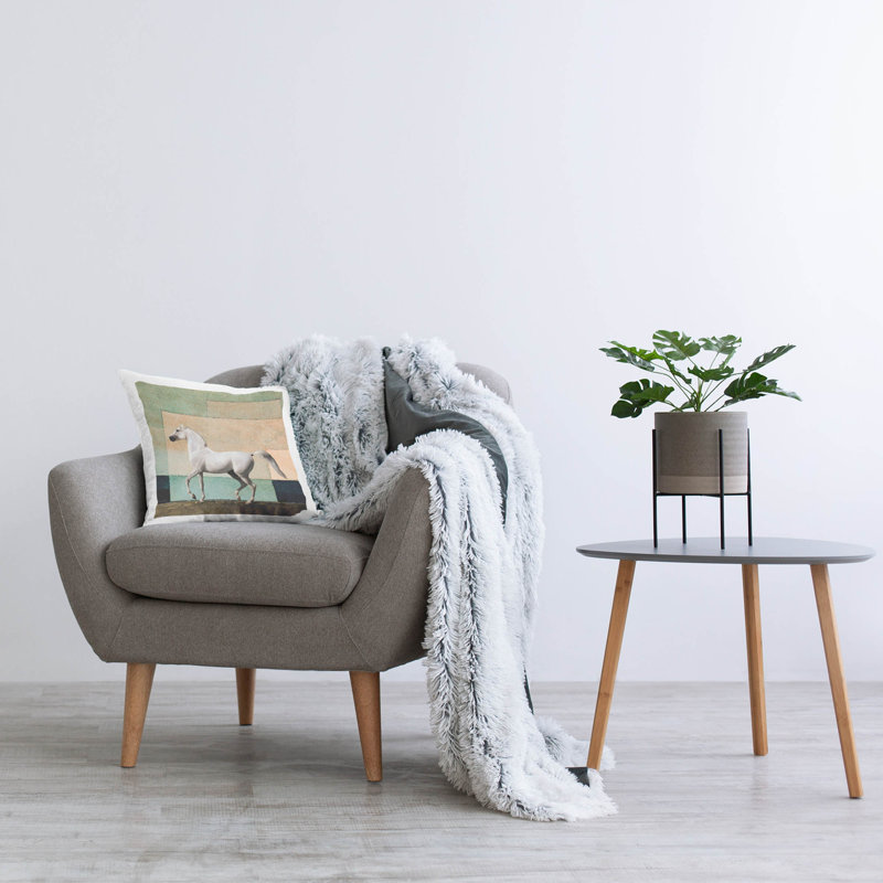 Polyester Throw Square Pillow Cover & Insert