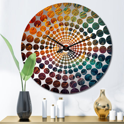 Horloge murale Rainbow