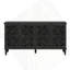 Buffet antique 60 "avec sculptures florales-1363701536