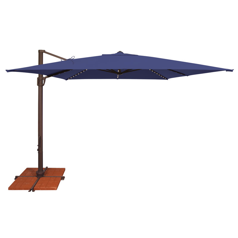 Porte-à-faux carré 10 pi Windell Windell, Bleu ciel