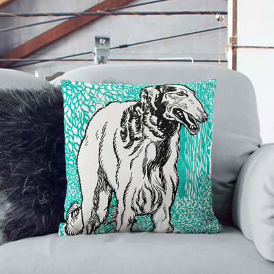 Greyhound Vol.2 Square Throw Cushion