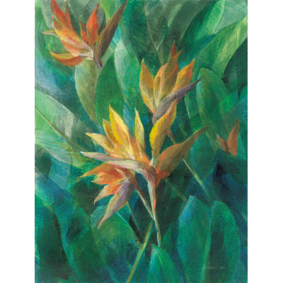 «Bird of Paradise II Crop» par Danhui Nai - reproduction d'art sur toile tendue