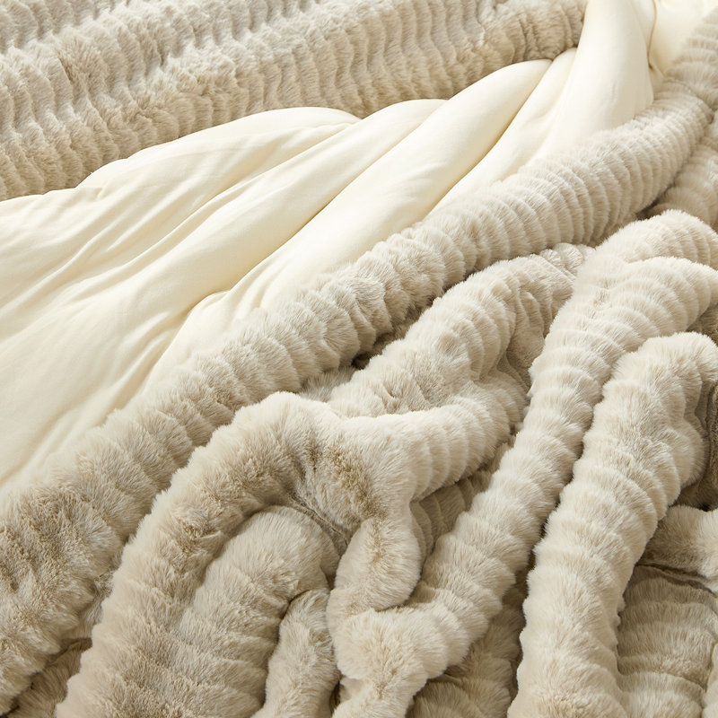 Chunky Bunny Peak of Cozy - Coma Inducer® Comforter, Cream, King Comforter