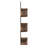 Traeshon Wrought Studio Gionnie 5-Tier Wall Mount Floating Radial Corner Shelf-127380892
