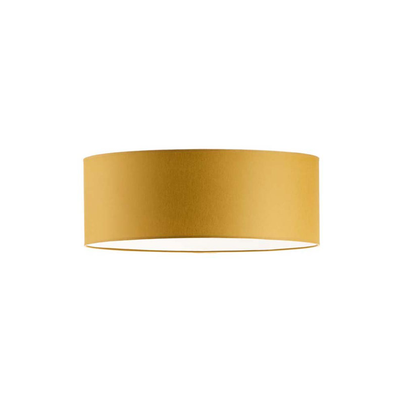 Audrionna Flush Mount, Mustard, 15cm H x 30cm W x 30cm D