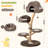 Furlon 59.84'' H Solid Wood Cat Tree with Plush Cushion