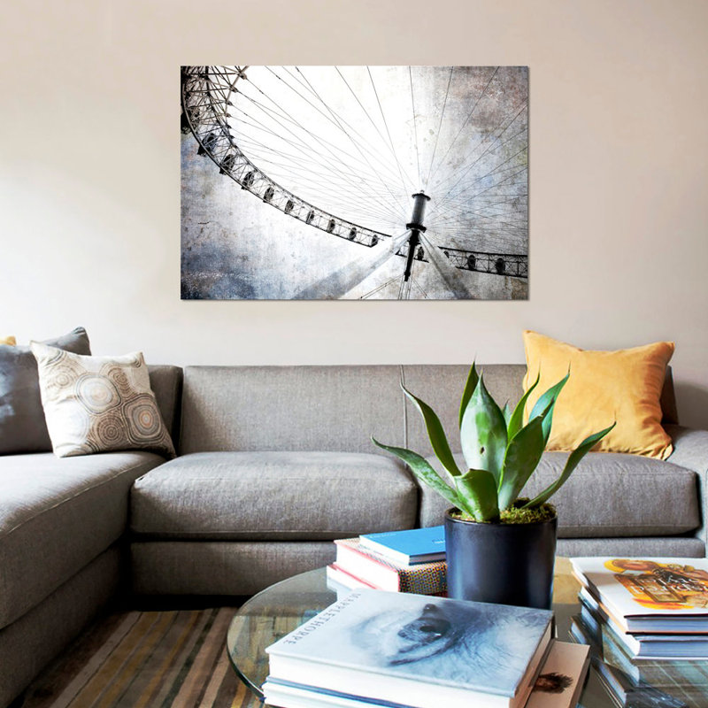 « spin wheel iv », reproduction de photo sur toile, H 8 po x l 12 po x P 0,75 po, Toile tendue, Pas de tapis