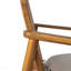 Ensemble de 2 chaises de patio d'extérieur avec coussin