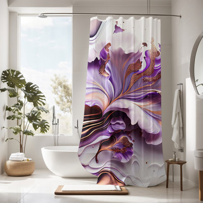 Kellems Abstract Shower Curtain