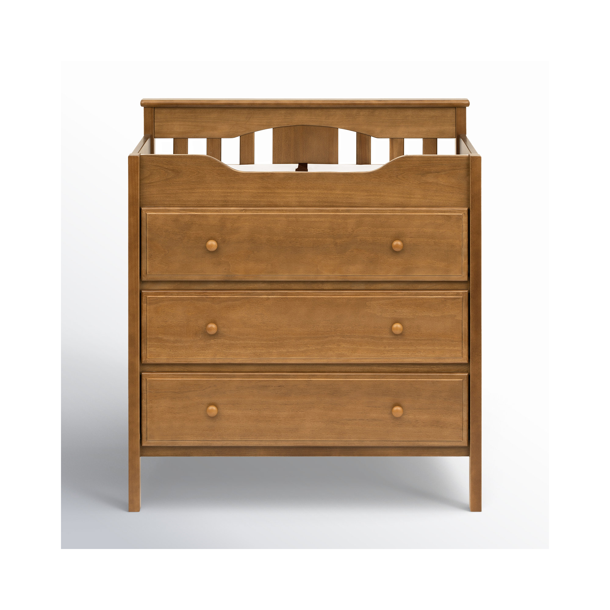 Jayden 3-Drawer Changer Dresser, Chestnut