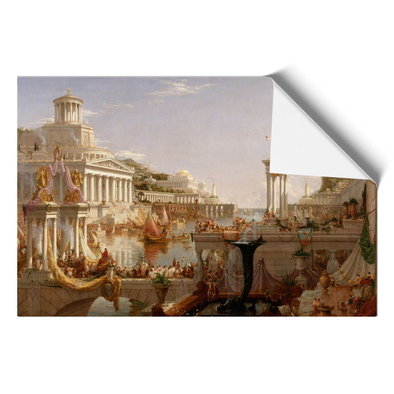 Course of the Empire Consummation by Thomas Cole - Frameless Print, 21cm H x 30cm W x 0.1cm D