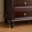 Buffet en bois massif de style Mid-antique