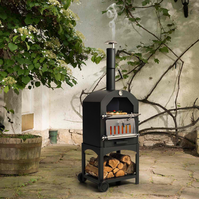 Klarstein Stainless Steel Wood Burning Pizza Oven