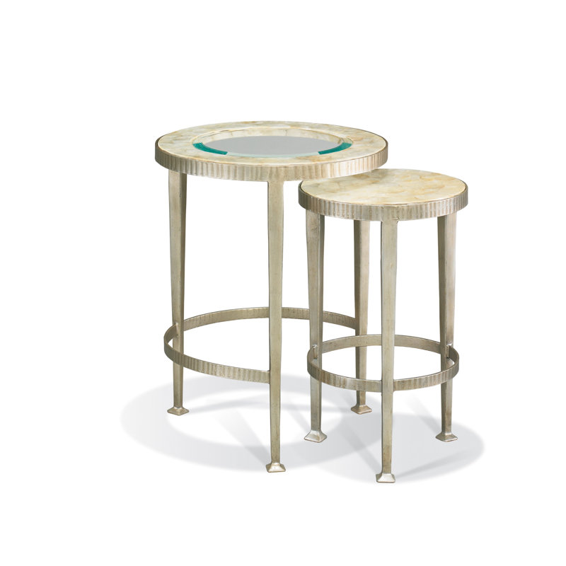 Cadiz Glass Nesting End Table