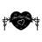 Elegant Black Decorative Metal Wall Accessory, 23.6 x 11.8 inches | 100% Metal Construction, Thickness: 0.06 inches | Stylish Home Decor for Modern Living Spaces, Durable and Eye-Catching Design