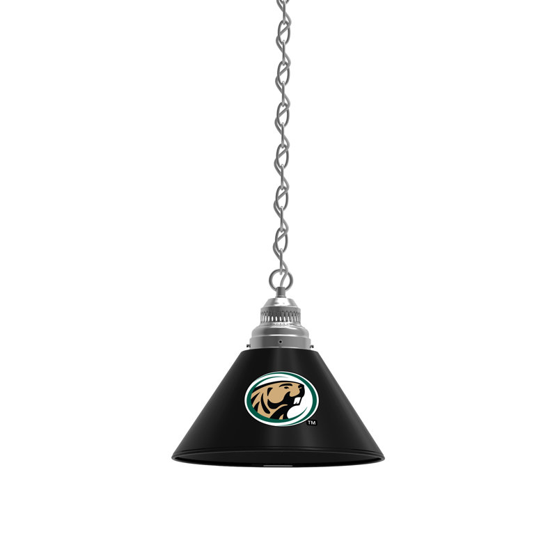 1 - Light Single Pendant, Chrome, Bemidji State Beavers