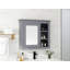 Armoire de rangement murale moderne avec miroir, 30 po x 28 po, grand espace et charnières à fermeture en douceur Modern-452416083