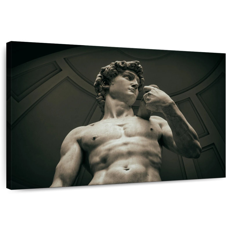 David de Michaelangelo à Florence I, H 24 po x l 36 po