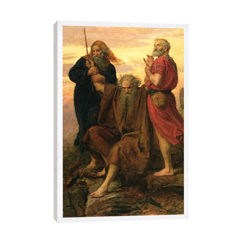 Victory O Lord, 1871 by Sir John Everett Millais - Painting on Canvas, White Framed, 66.04cm H x 45.72cm W x 3.81cm D