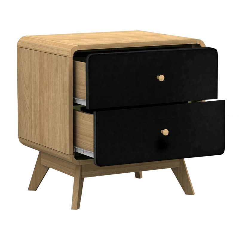 Brook Piece Bedroom Set, Oak/Black