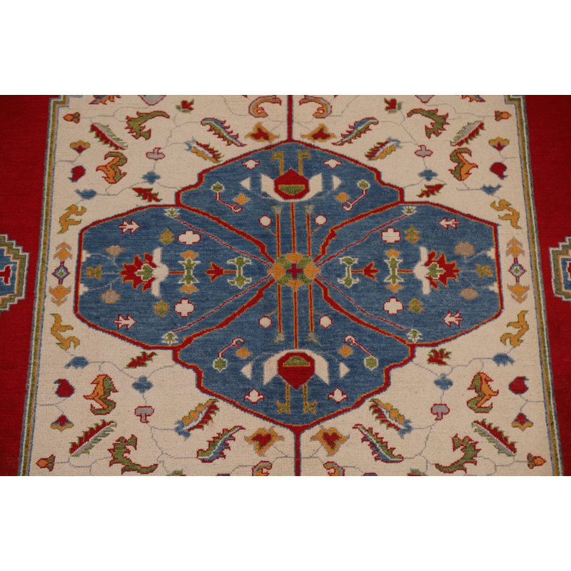 Tapis géométrique Kazak 8 x 10