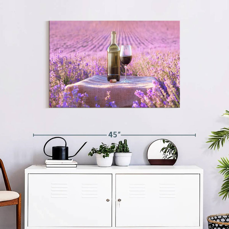 Yarlin Wine Romance, 24" H x 36" W