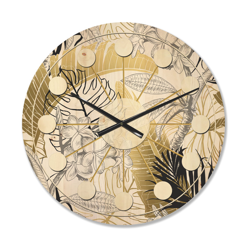 Horloge murale Mid-Century, Moyenne