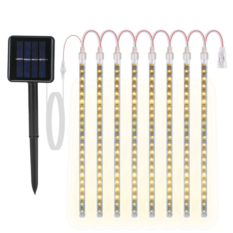 Warm White Solar Powered LED Outdoor Christmas Tree Lights
