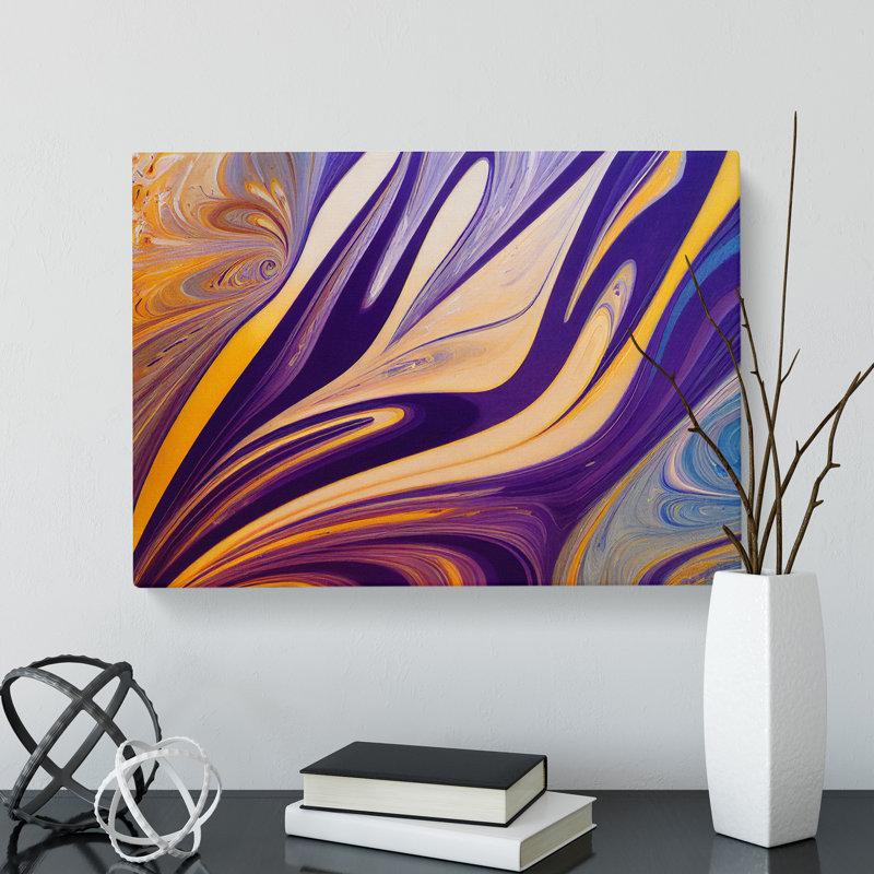 Marbling Art Vol.2 - Wrapped Canvas, 35cm H x 50cm W x 3cm D