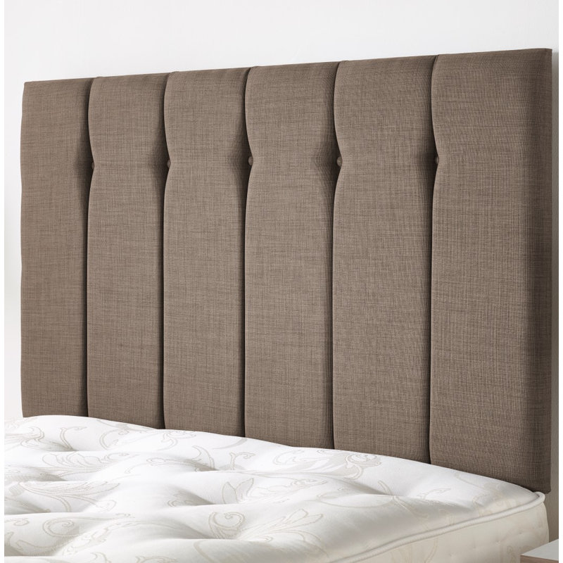 Altair Upholstered Headboard, Small Double (4'), Ebony