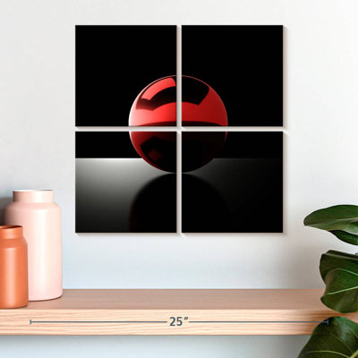 Avery Red Chrome Ball
