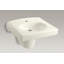 Brenham Ceramic 22" Wall Mount Bathroom Sink-550401534-656039733