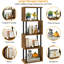 124.5cm H x 15cm W Standard Bookcase
