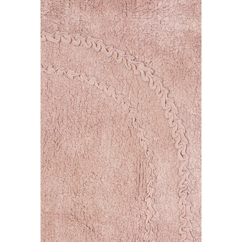 Lusk Rectangle 60 cm x 90 cm Cotton Flatweave Area Rug