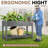 High-Density Polyethylene Elevated Planter-428315759