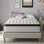 Matelas moyen en mousse viscoélastique gélifiée rafraîchissante avec charbon