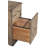 Arcadian 15.5 " Wide 3 Vertical Filing Cabinet