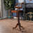 Solid Wood Mahogany Plant Stand 1 Tier