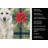 White German Shepherd Christmas PoinsettIas Kitchen Towel-2080583727
