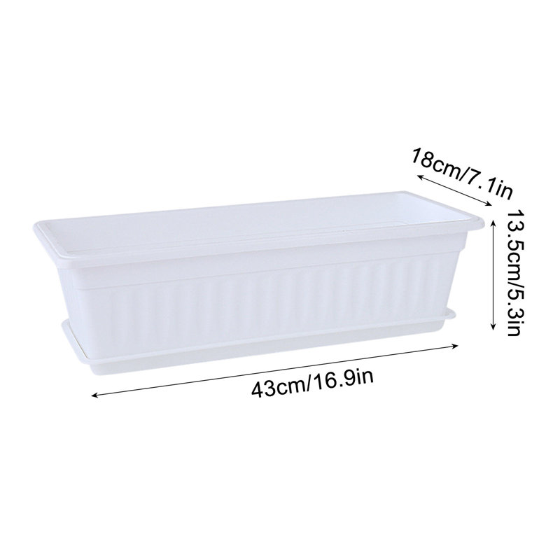 Pot de fleurs en plastique pour pot de fleurs Balcon